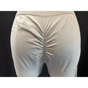 High-Waisted Light Gray Leggings For Women
